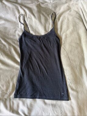 Abercrombie & Fitch Navy Slim Scoop Neck Camisole - Small